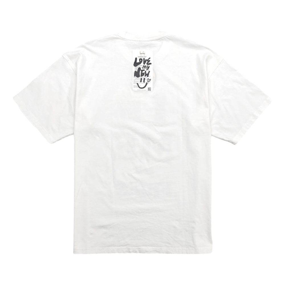 I Love Me & Fries Print T-Shirt - White | Trendy Graphic Tee for Women & Men | Perfect for Casual Wear, Outings & Gifts