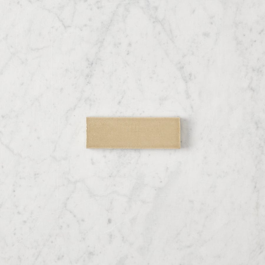 Premium Noosa Gloss Zellige Beige Subway Tile - 3x6 Inch Ceramic Wall & Backsplash Tiles - Perfect for Kitchen, Bathroom & Fireplace Renovation