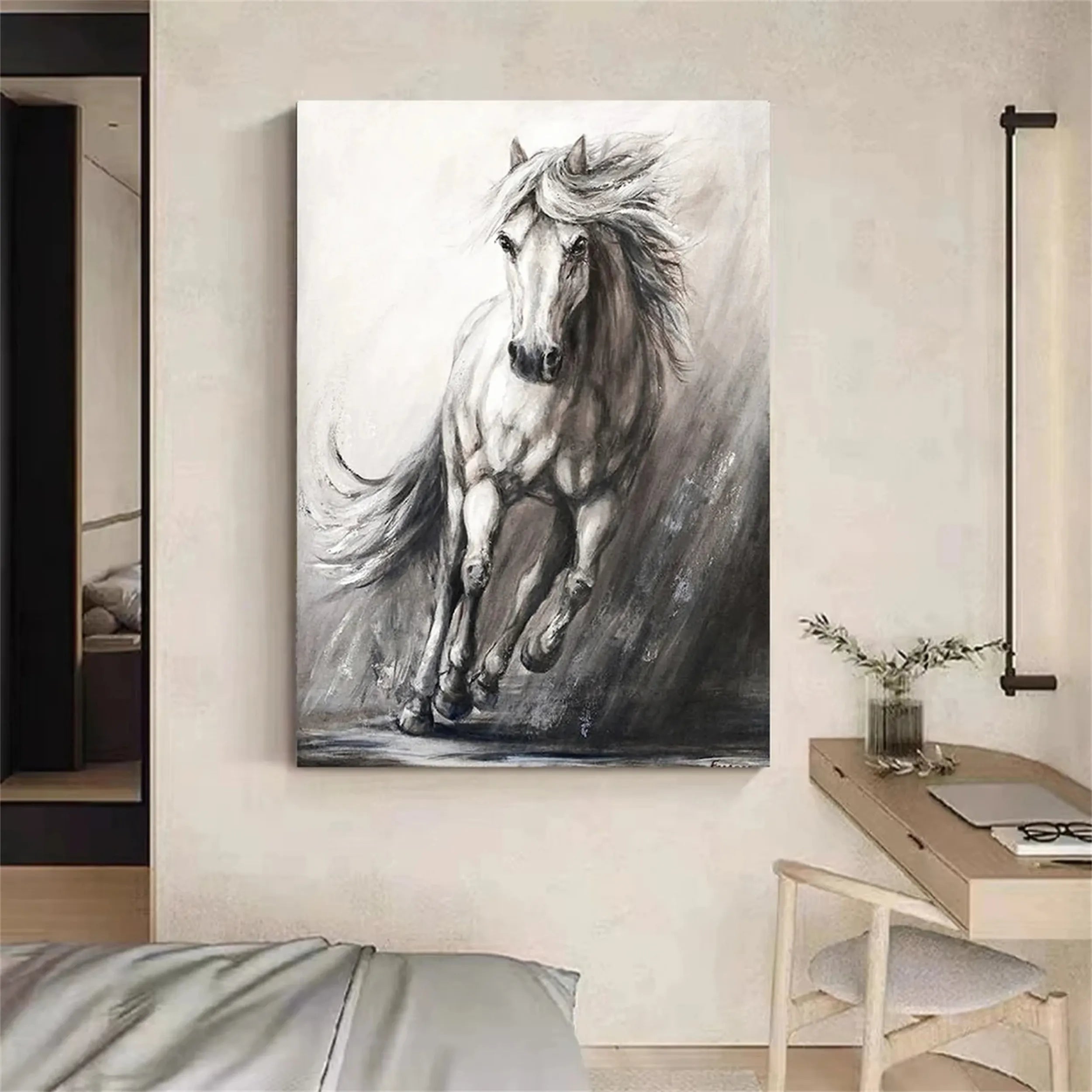 Animal Art Painting #AP048 - Handmade Canvas Wall Decor for Living Room, Bedroom & Office - Perfect Gift for Pet Lovers & Home Decor
