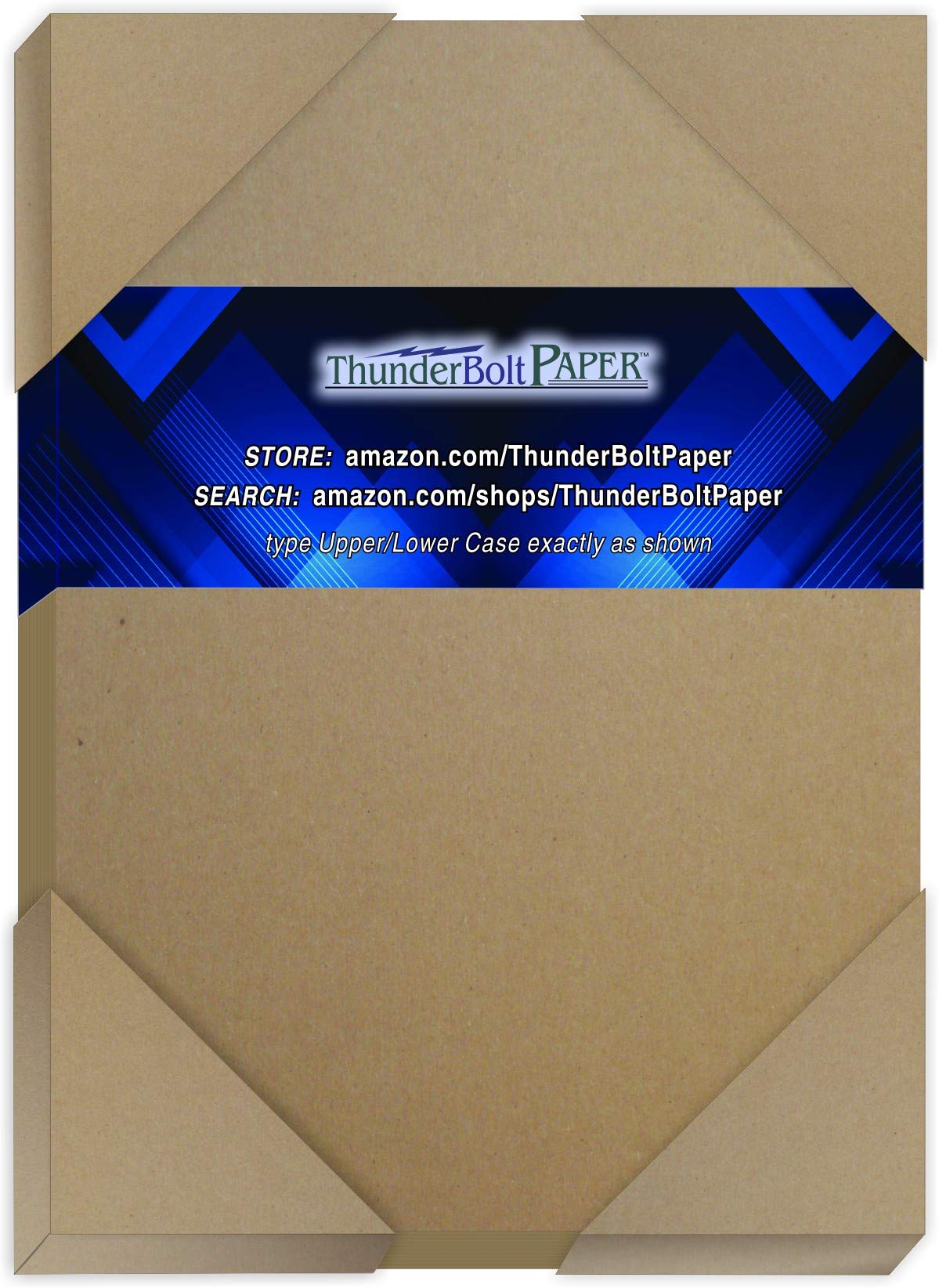 5x7 Inch 60pt Kraft Chipboard - 100 Sheets for Book Covers & Scrapbooking