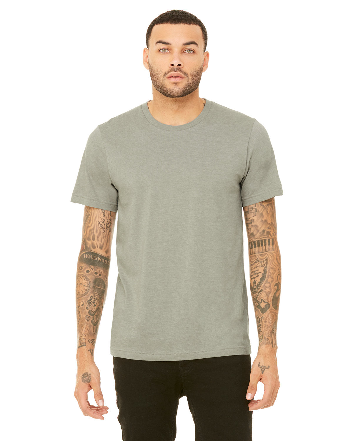 Bella + Canvas 3001CVC Unisex Heather CVC T-Shirt | Soft Cotton Blend Tee for Men & Women | Perfect for Casual Wear, Screen Printing & Everyday Outfits