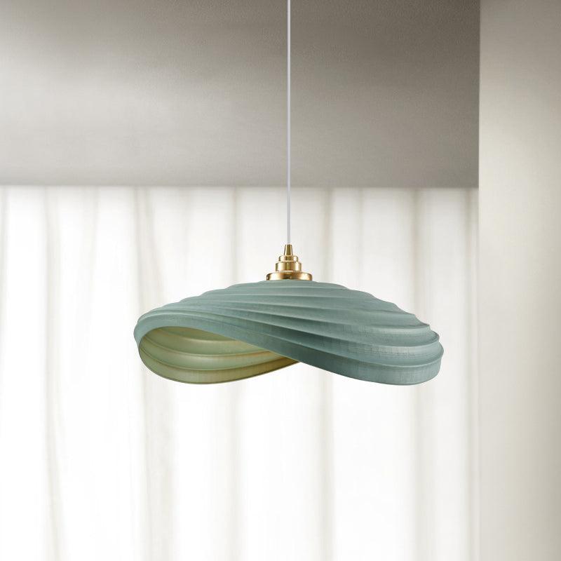 Navicula Modern Pendant Light - Sleek Hanging Chandelier for Dining Room, Kitchen Island & Bedroom Lighting - Adjustable Height & Dimmable LED Bulb Included
