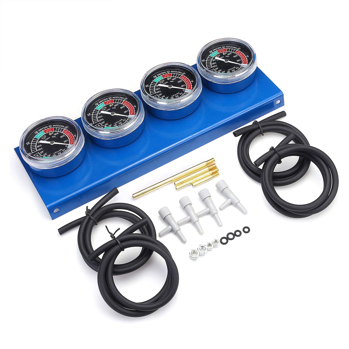 YONGYAO Motorcycle Carburetor Fuel Vacuum Balancer 4 Cylinder Carb Sync Tool Kit - Perfect for Motorcycle Tuning, Engine Maintenance & Performance Upgrades