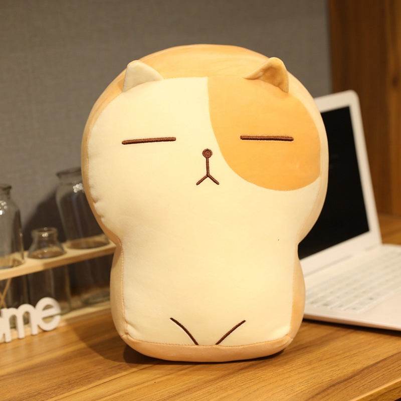 Judgmental Mini Cat Plush Toy - Cute Stuffed Animal for Cat Lovers, Home Decor, Desk Companion & Gift Idea