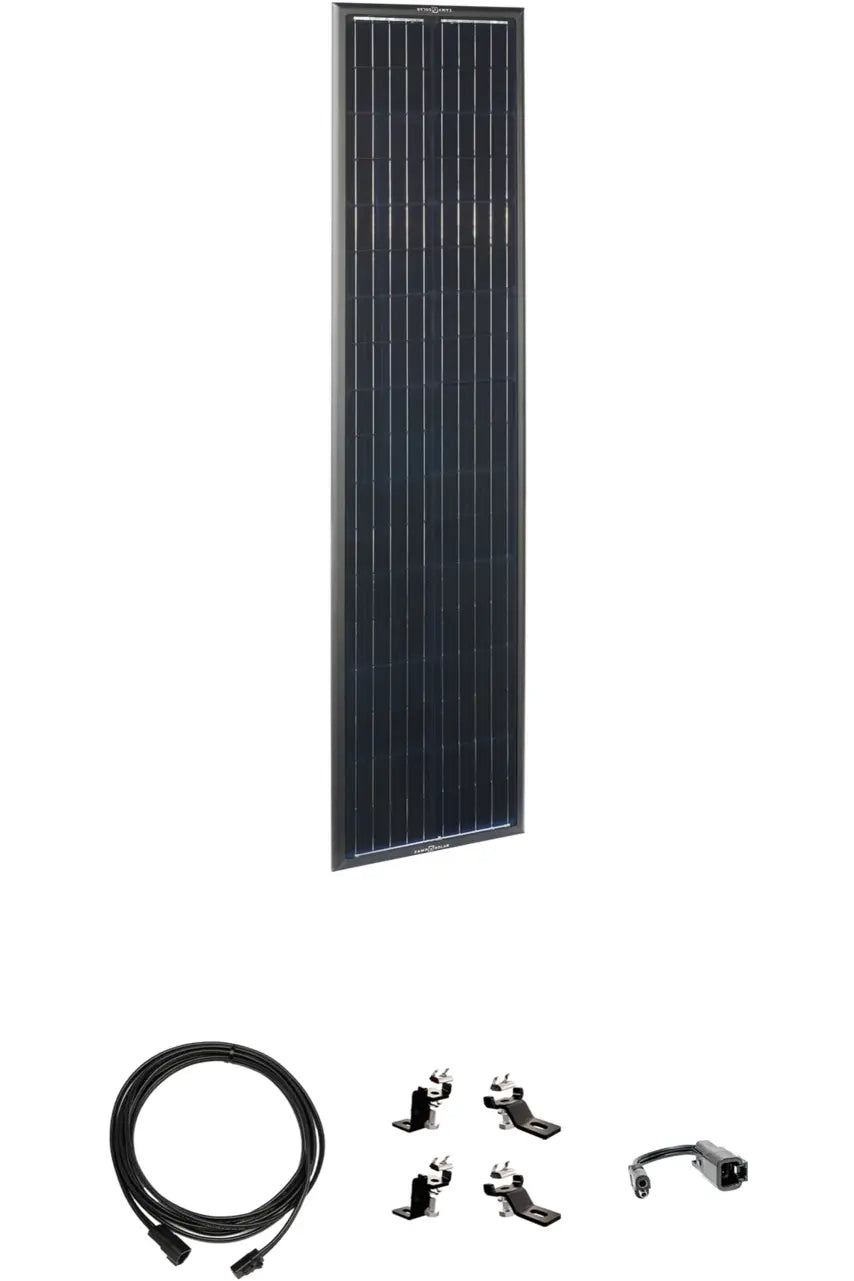 Zamp Solar Airstream OBSIDIAN® SERIES 90W Solar Panel Expansion Kit - High Efficiency RV Solar Panel for Off-Grid Camping & Travel Trailers
