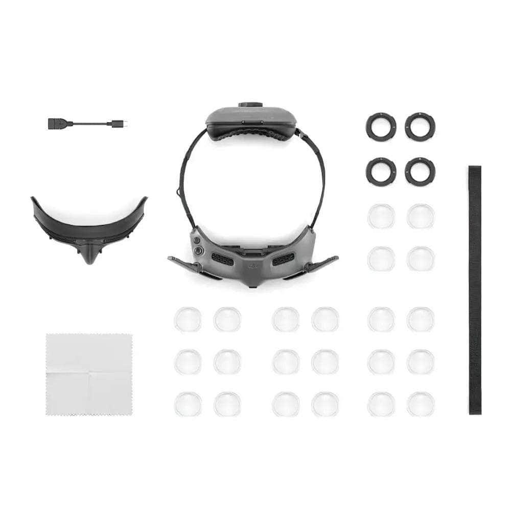 DJI Goggles Integra - FPV Drone Goggles with HD Low-Latency Video Transmission for Immersive Flying Experience | Perfect for Racing, Aerial Photography & VR Exploration