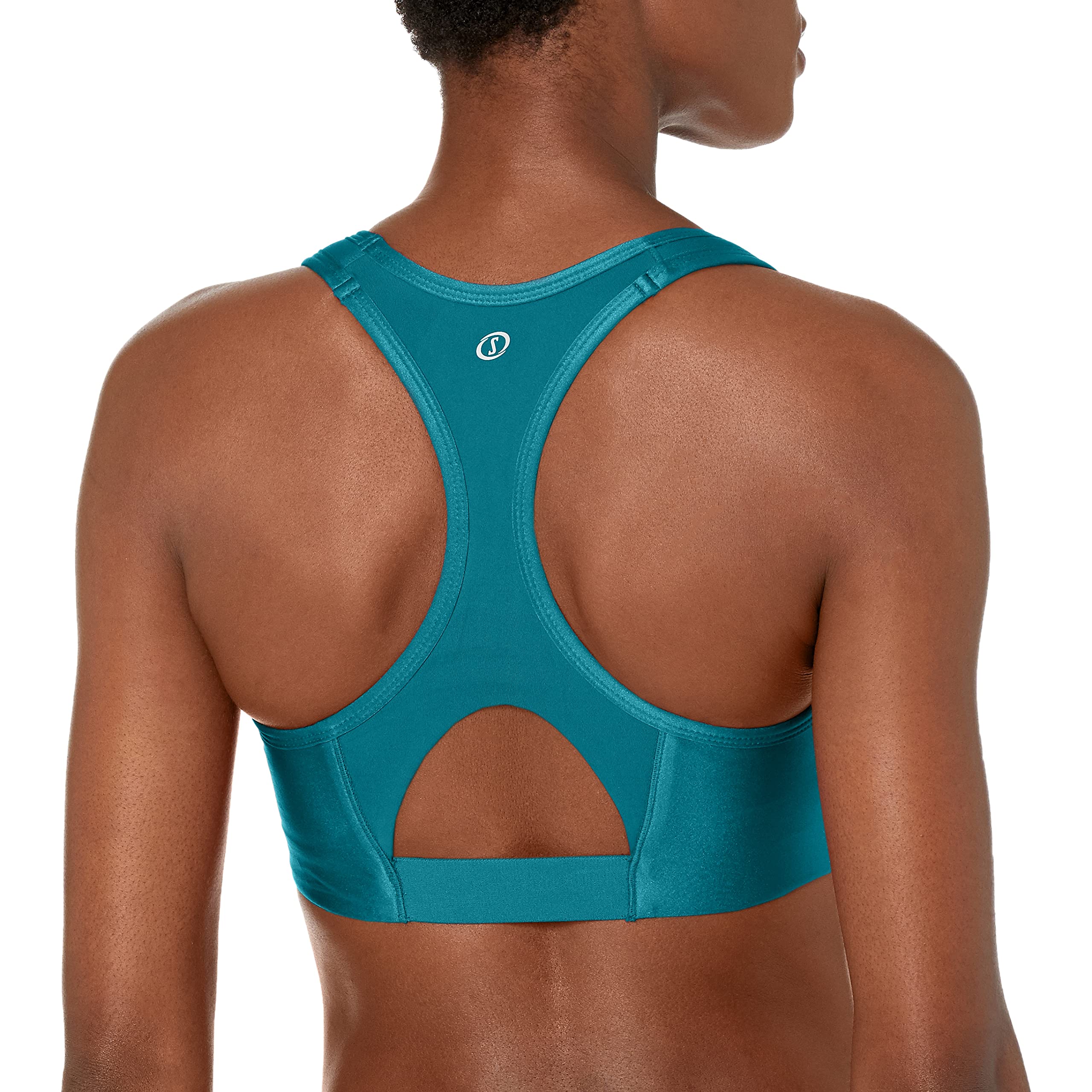 Spalding Women's Active Shine Racerback Sports Bra - Breathable Workout Top for Yoga, Running & Gym - Comfortable Support for High-Intensity Exercise