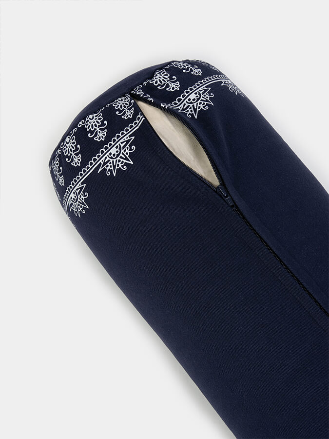 Organic Buckwheat Meditation Bolster Cushion for Yoga & Zen - Supportive Elephant Pillow for Home Studio, Meditation & Relaxation - Perfect for Yoga, Reiki & Stress Relief