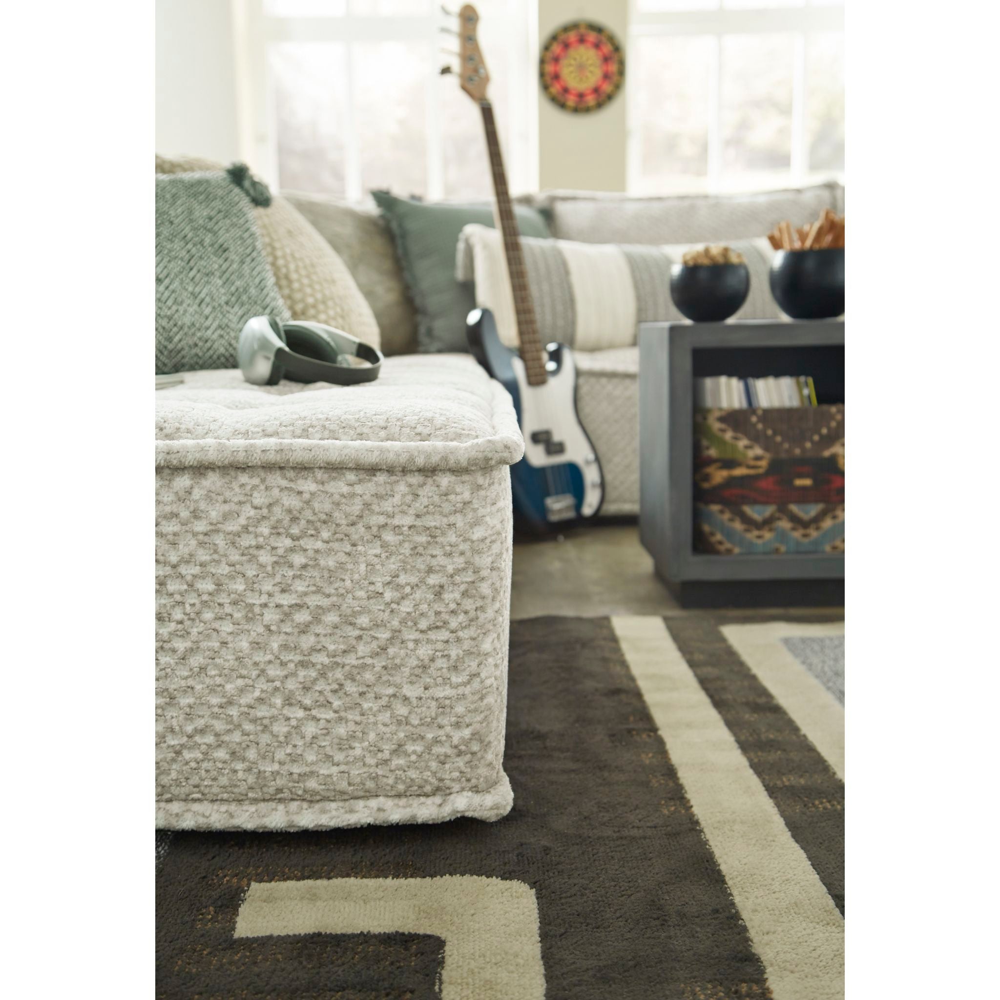 3-Piece Modular Sectional Sofa Set - Modern L-Shaped Couch with Reversible Chaise for Living Room, Lounge & Family Room - Soft Fabric Upholstery & Sturdy Frame