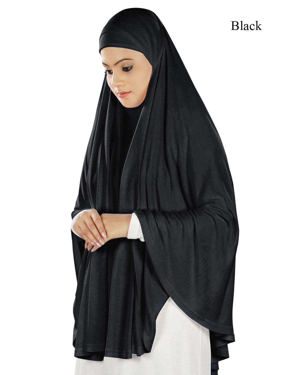 Soft Viscose Jersey Khimar Scarf - Islamic Prayer Hijab for Women - Perfect for Salah, Eid, and Daily Wear