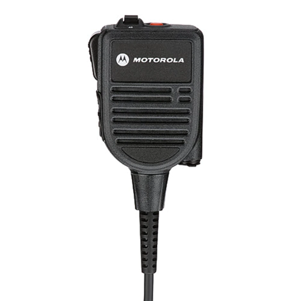 Motorola HMN4101B Two-Way Radio Speaker Microphone - Hands-Free Communication for Walkie Talkies - Perfect for Construction, Security & Outdoor Adventures