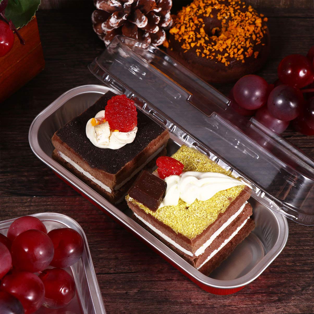 10-Piece Non-Stick Baking Pans Set - Premium Cupcake Muffin Dessert Mold for Home Baking, Party Treats & Holiday Cooking