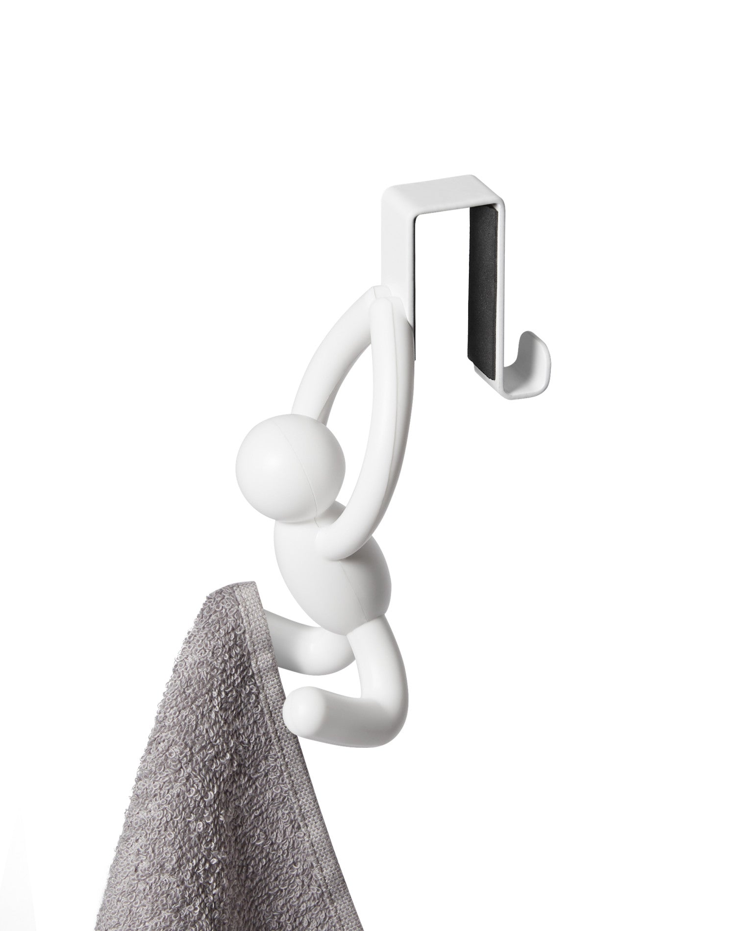 Buddy Over The Cabinet Hooks - Set of 2 Heavy Duty Kitchen Organizers for Hanging Towels, Utensils & Mugs - Perfect for Pantry, Bathroom & Garage Storage