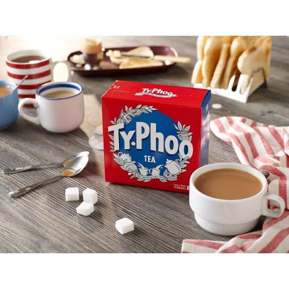 Typhoo Tea Box - 80 Premium Tea Bags (250g) | Black Tea for Breakfast, Afternoon Tea & Relaxation | Perfect for Home, Office & Gifting
