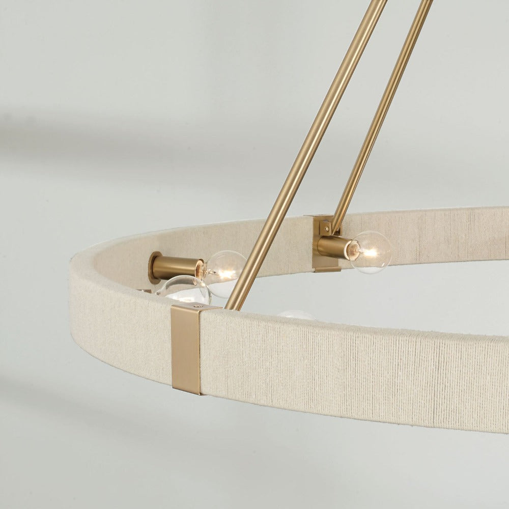 Amanda Crystal Chandelier - Elegant Ceiling Light Fixture for Dining Room, Bedroom & Living Room | Modern Home Decor Lighting for Weddings & Events