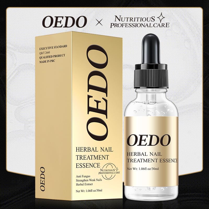 OEDO 30ML Nail Fungus Treatment - Antifungal Foot Care Essence for Toenail Fungus Removal - Anti-Infective Gel for Paronychia & Onychomycosis - Perfect for Athletes, Pedicures & Daily Foot Care