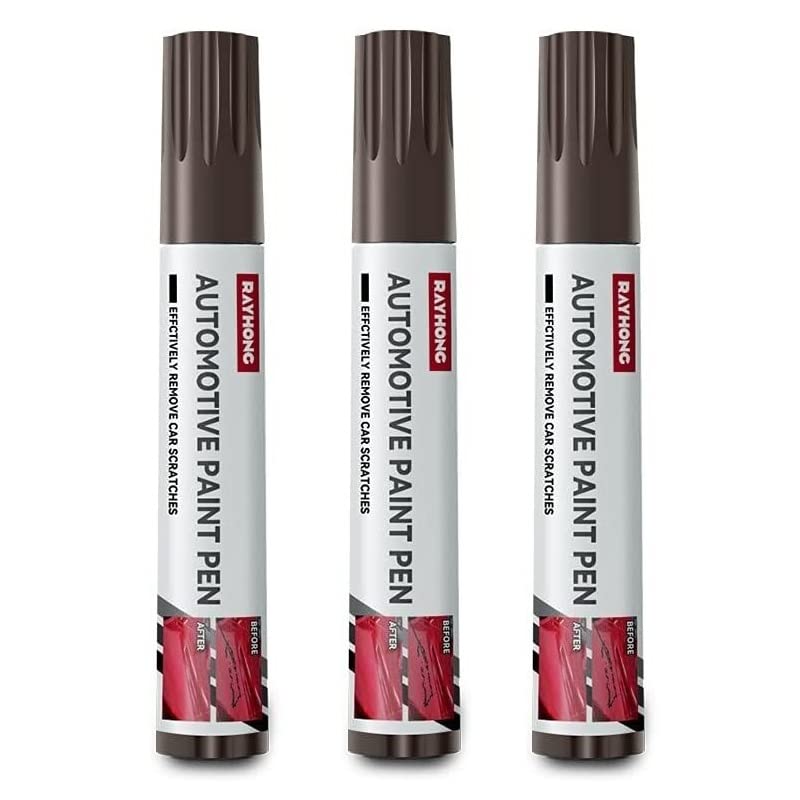 BEDPE 3PC Car Scratch Repair Pen - Cherry Touch Up Paint for Deep Scratches - Easy Car Scratch Remover for Various Vehicles