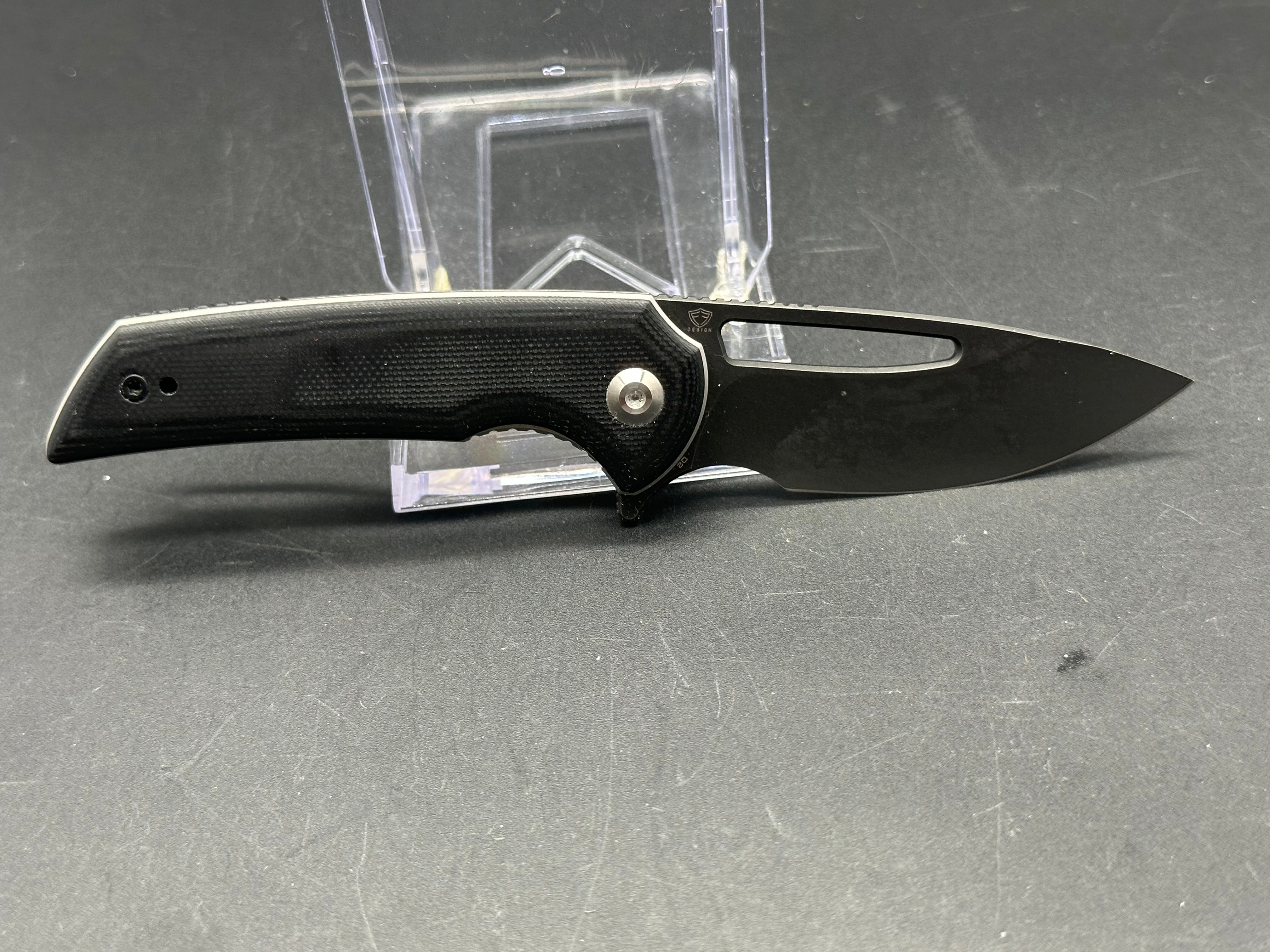 Civivi Odium Folding Knife - Liner Lock, Black G10 Handle, 2.65