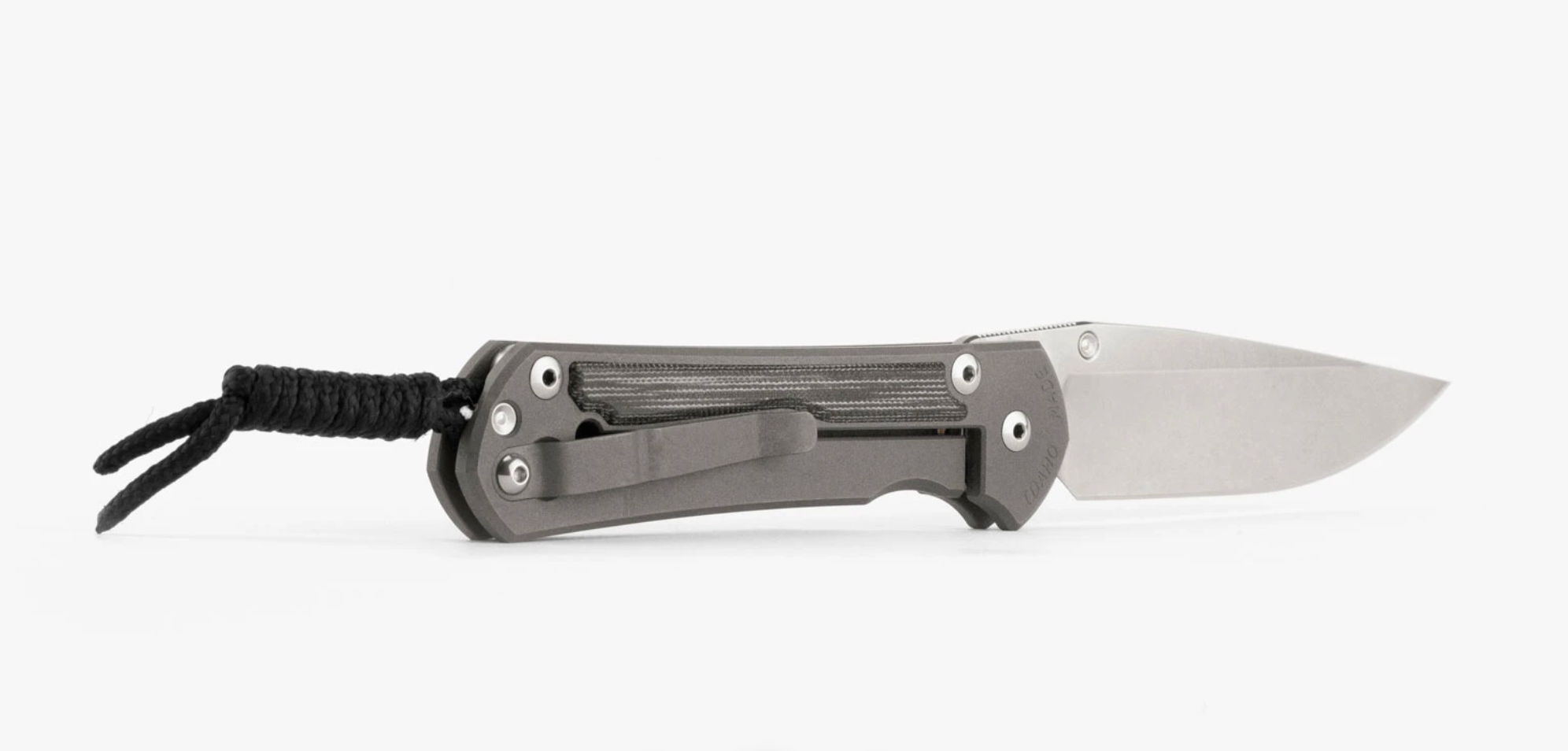Chris Reeve Knives Large Sebenza 31 Folding Pocket Knife - Magnacut Drop Point Blade, Black Canvas Micarta Inlays - EDC, Camping, Hunting & Outdoor Survival Gear