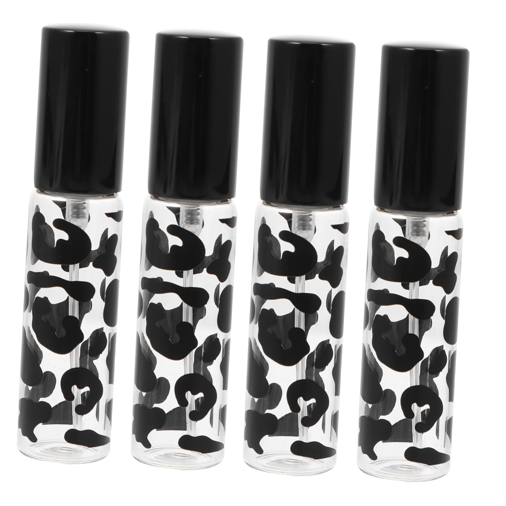 minkissy 4pcs Refillable Perfume Bottles with Fine Mist Sprayer - Portable Travel Size Sample Containers for Cologne, Hand Soap & Lotion - Perfect for Gym, Office & Travel Essentials
