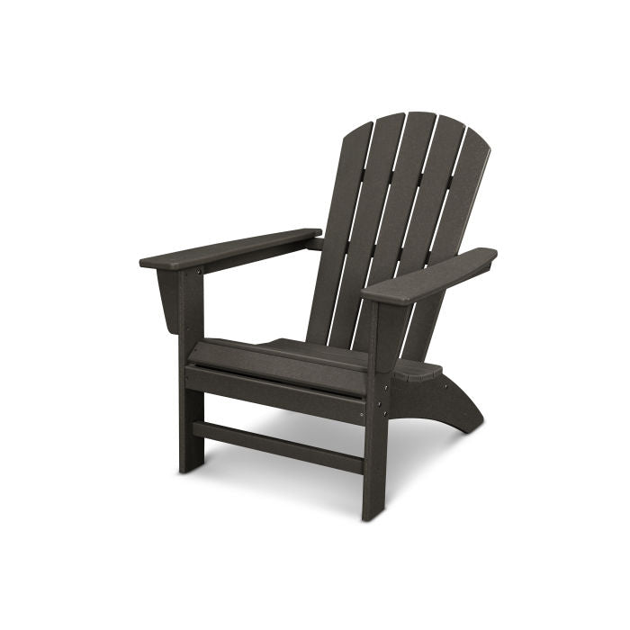 Durable POLYWOOD Nautical Adirondack Chair - All-Weather Outdoor Furniture for Patio, Poolside & Beach Relaxation
