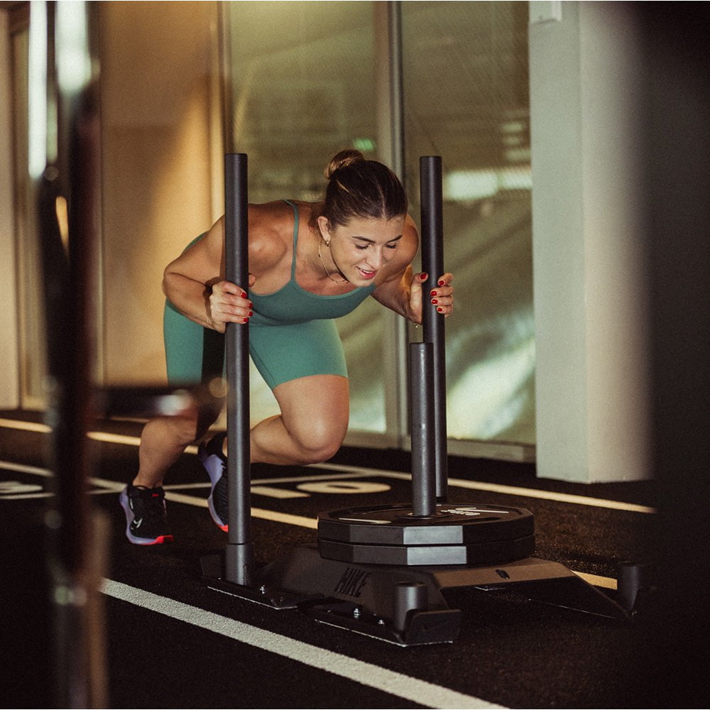 Nike Strength Training Weight Sled - Heavy Duty Fitness Equipment for Athletes & Home Gym Workouts | Perfect for Speed Training, Football Conditioning & CrossFit