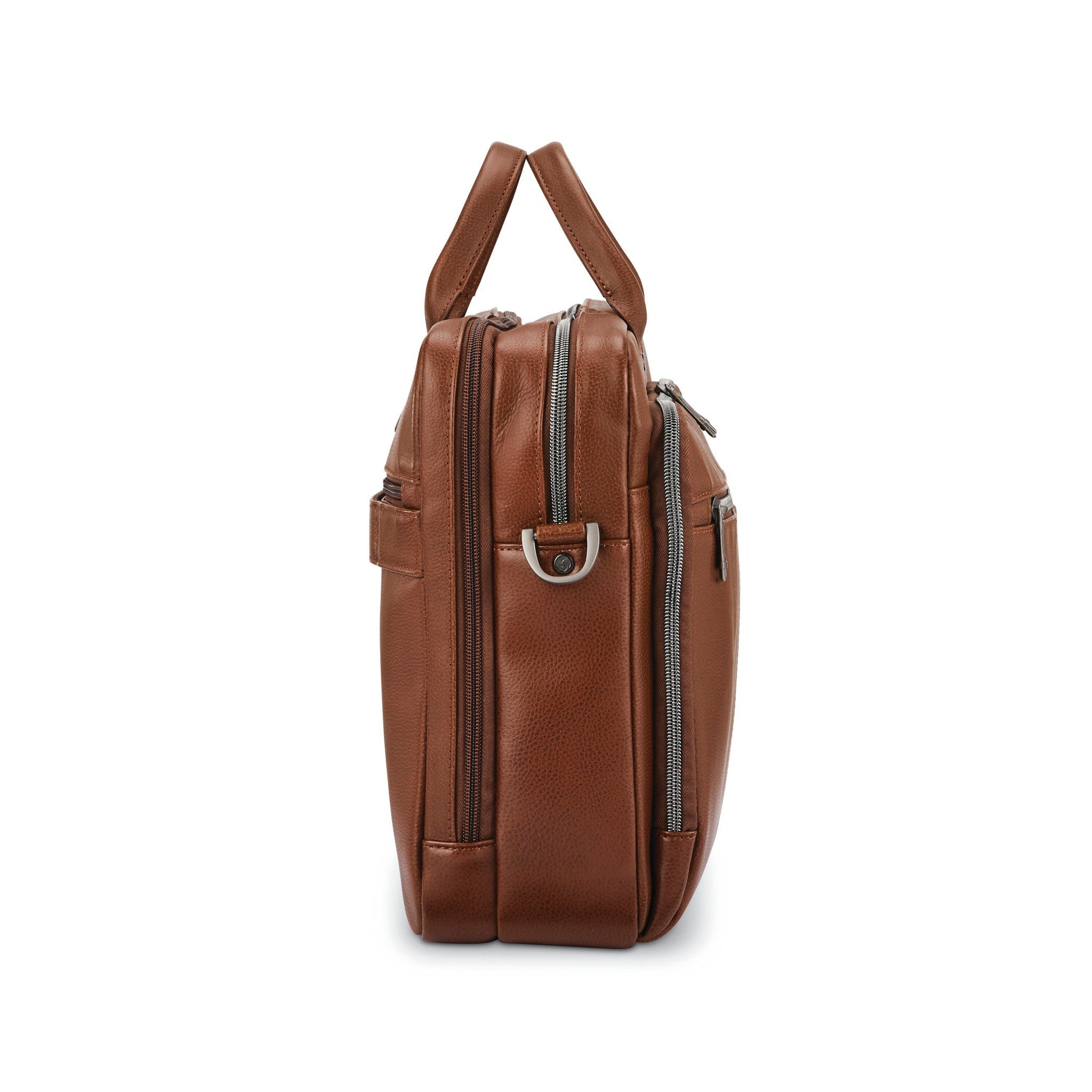 Samsonite Classic Leather Toploader Business Briefcase - Durable Laptop Bag for Work, Travel & Office Commute | Professional & Stylish Carry-On for Men & Women