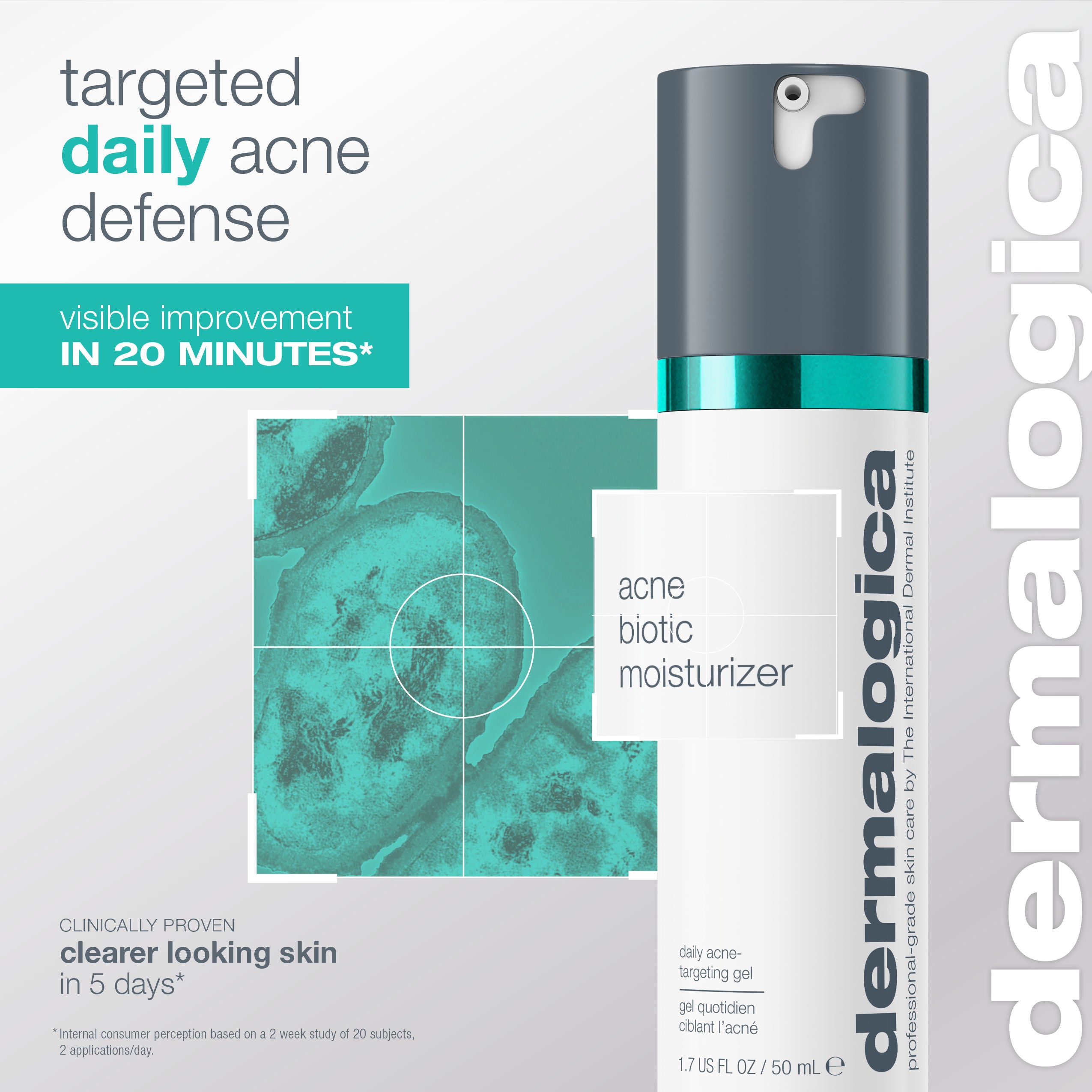 Best Acne Biotic Moisturizer for Clear Skin - Probiotic Face Cream for Acne-Prone Skin - Daily Hydration & Blemish Control - Perfect for Morning & Night Skincare Routine