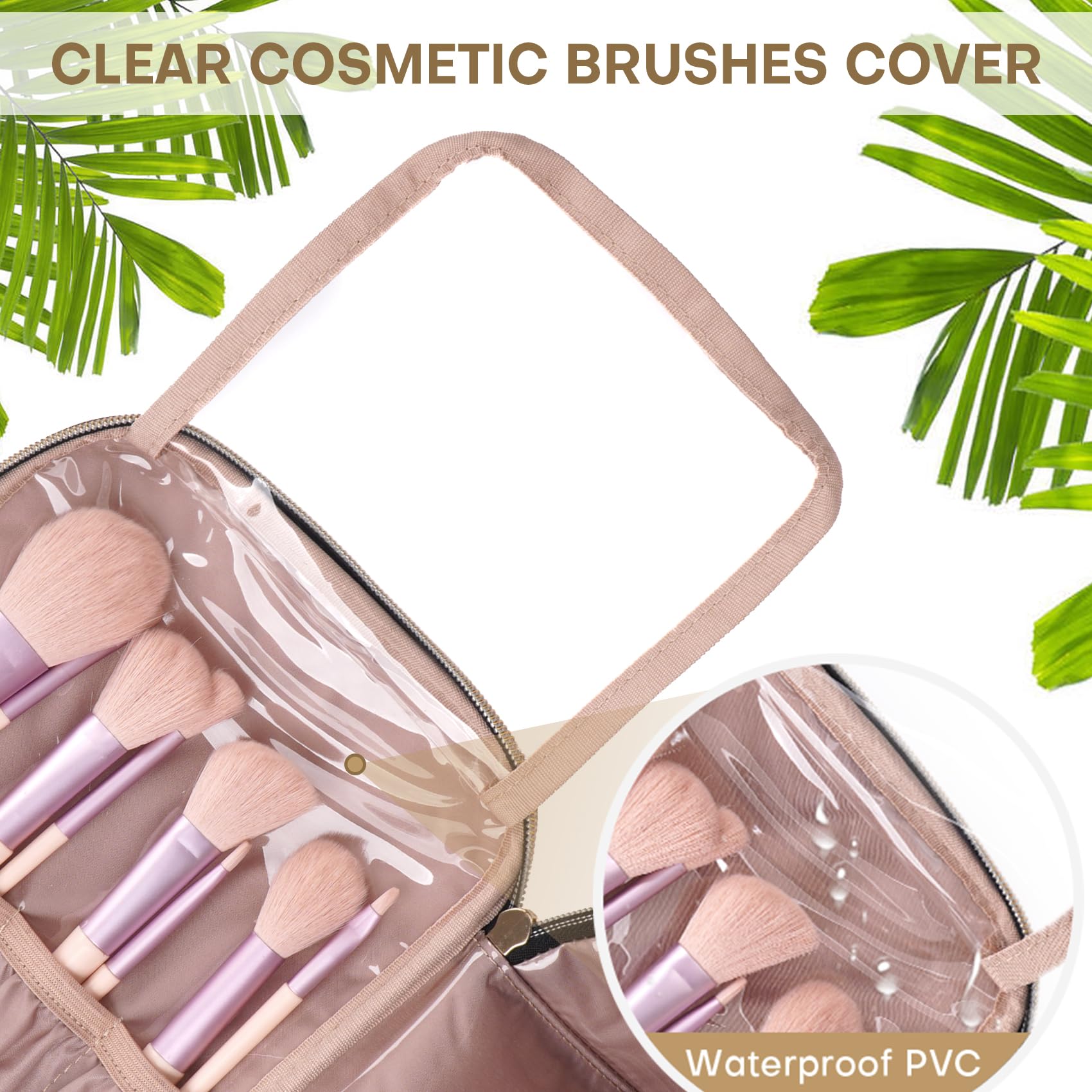5L Travel Makeup Bag for Women - Large Capacity Cosmetic Organizer with Divider, Portable Toiletry Case, Pink (1.34 GAL) - Perfect for Air Travel, Vacation & Gym Essentials Storage