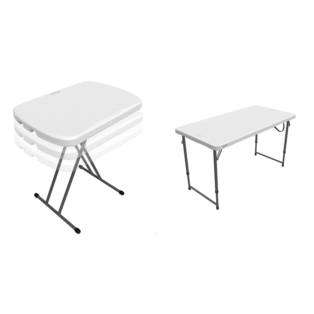 Adjustable Laptop Table with Lifetime Warranty - Foldable Multi-Purpose Desk for Home Office, Crafting & Camping | Portable Workstation for Small Spaces, Bed, Sofa & Outdoor Use