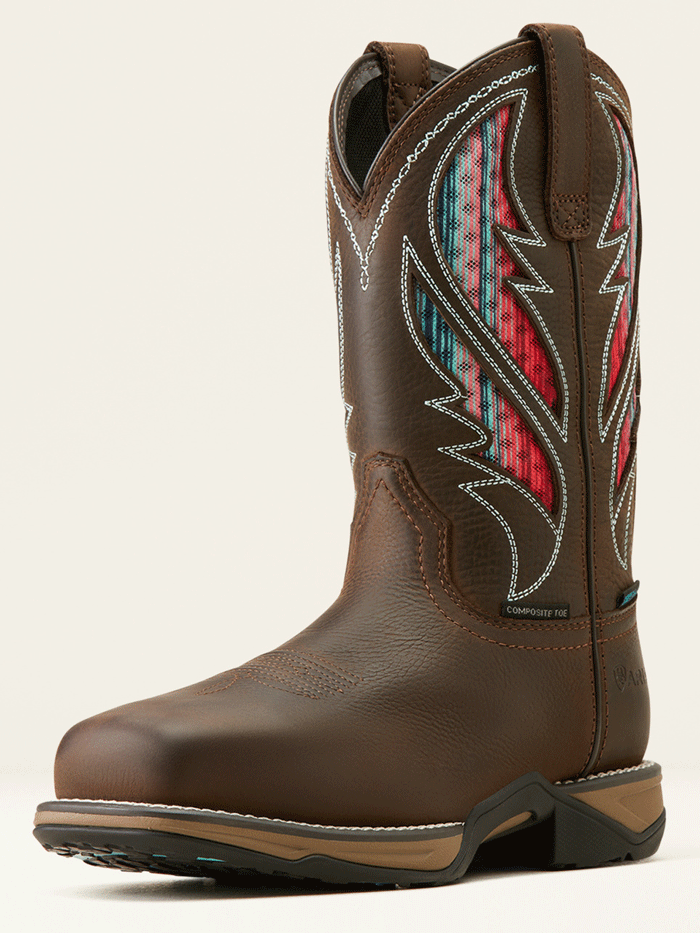 Ariat Women's Anthem VentTEK Waterproof Composite Toe Work Boot - Dark Brown | Slip-Resistant Safety Shoes for Construction, Warehouse & Outdoor Work