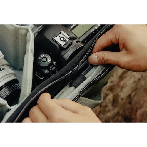 Peak Design Camera Cube V2 (Black, Small/Medium) - Waterproof DSLR Camera Storage Case for Travel & Outdoor Photography - Perfect for Hiking, Camping, and Airplane Carry-On