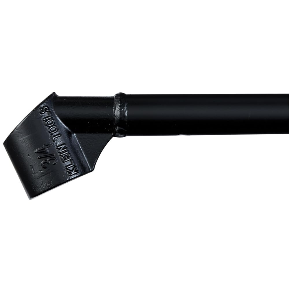 Klein Tools 64310 Angled Rebar Hickey - Heavy Duty #5 Rebar Bender for Construction & DIY Projects | Perfect for Concrete Reinforcement & Steel Bending