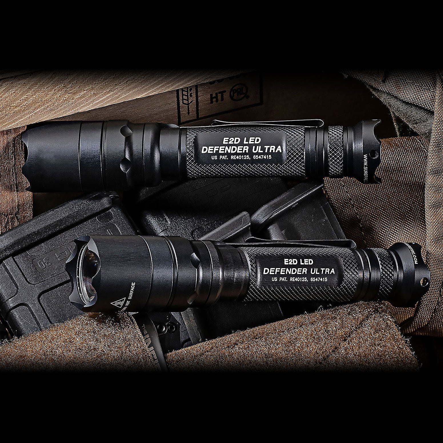 SureFire E2D Defender Ultra LED Flashlight - 1000 Lumens Tactical Light for Self Defense, Camping & Emergency Use