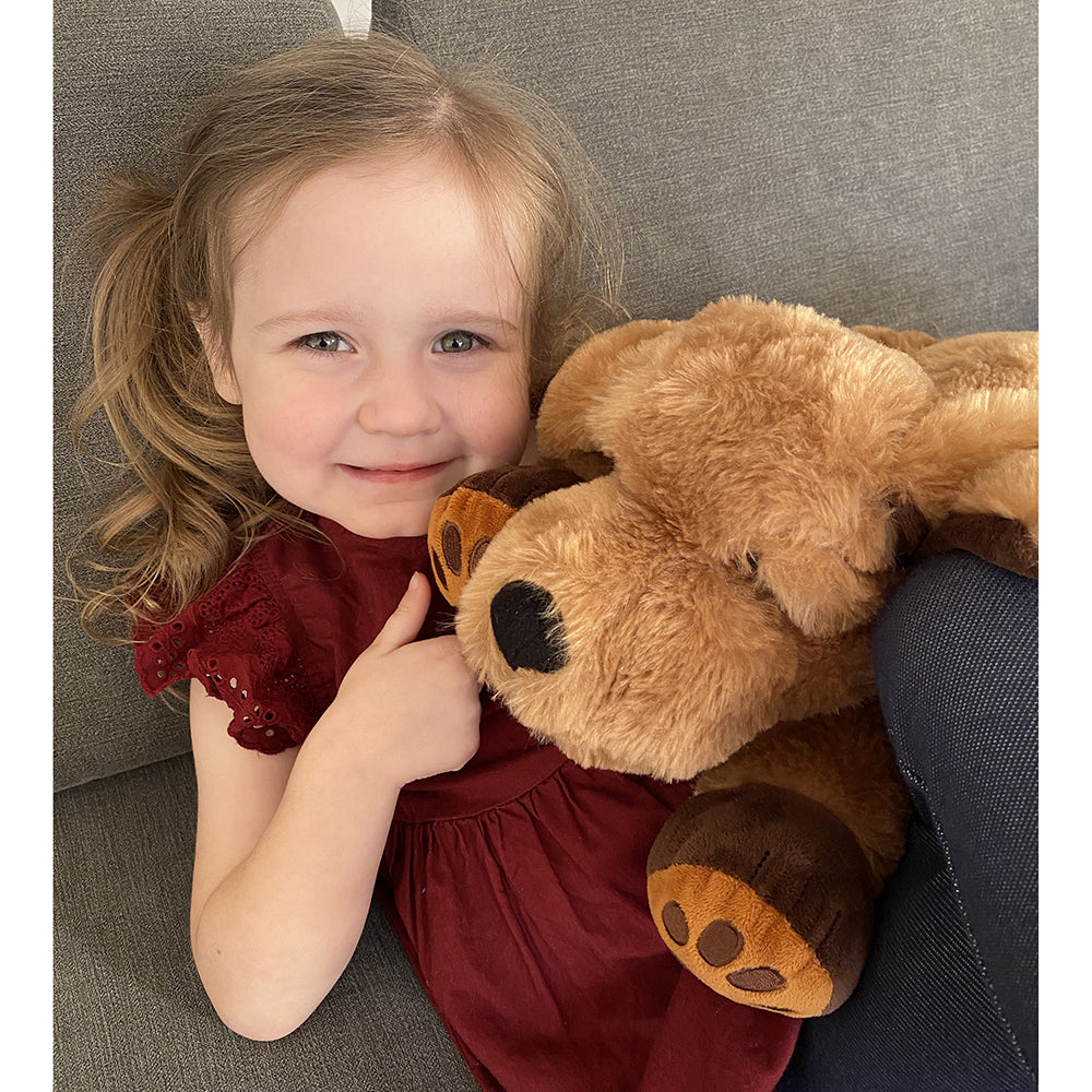 Weighted Therapy Dog Plush Toy by Roylco - Anxiety Relief & Comfort for Kids & Adults | Perfect for Stress Relief, Autism Support & Emotional Security at Home or Travel