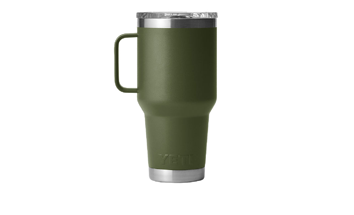 30 oz Rambler Vacuum Insulated Travel Mug - Highlands Olive - Keeps Drinks Hot/Cold for Hours - Perfect for Commuting, Camping & Outdoor Adventures