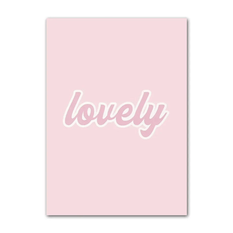 Minimalist Aesthetic Pastel Flowers Canvas Wall Art Posters - Perfect for Bedroom, Living Room & Office Decor