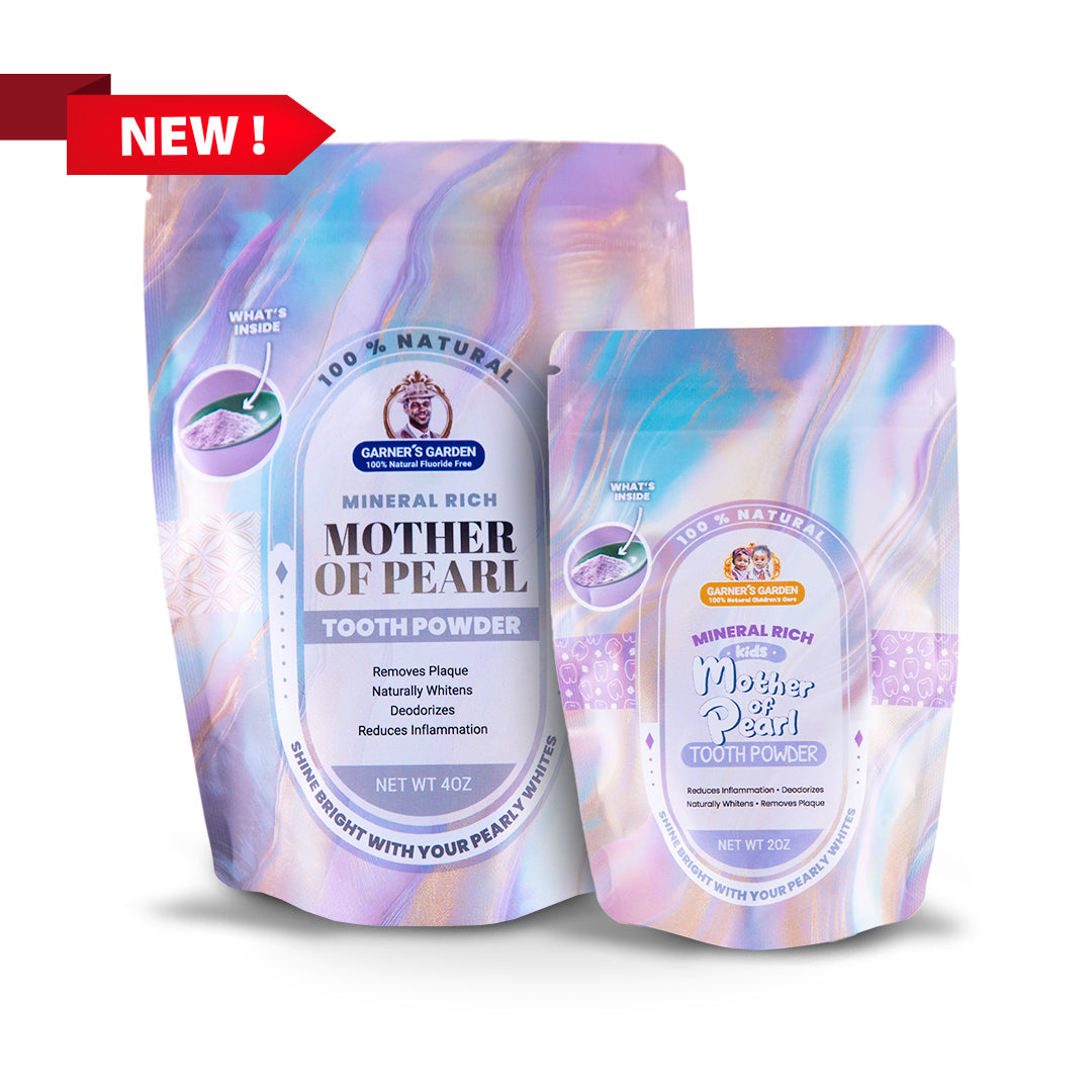 Natural Fluoride-Free Mother of Pearl Tooth Powder | 100% Organic Whitening & Enamel Strengthening | Eco-Friendly Oral Care for Sensitive Teeth & Daily Brightening Routine