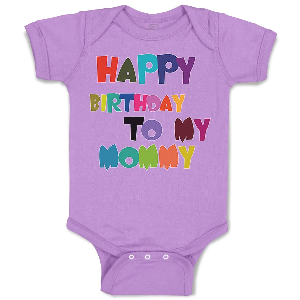 Happy Birthday to My Mommy Baby Bodysuit - Cute Cotton Onesie for Birthday Boy & Girl - Funny Baby Clothes Gift for Newborns & Infants - Perfect for Birthday Parties, Photo Shoots & Special Occasions