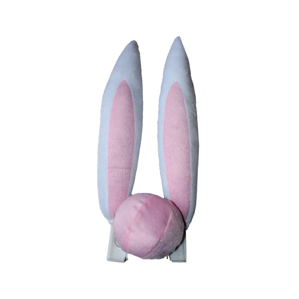 Amosfun 3-in-1 Christmas Bunny Car Decorations Kit - Easter Vehicle Accessories for Auto, Truck & SUV - Perfect for Holiday Road Trips & Seasonal Celebrations