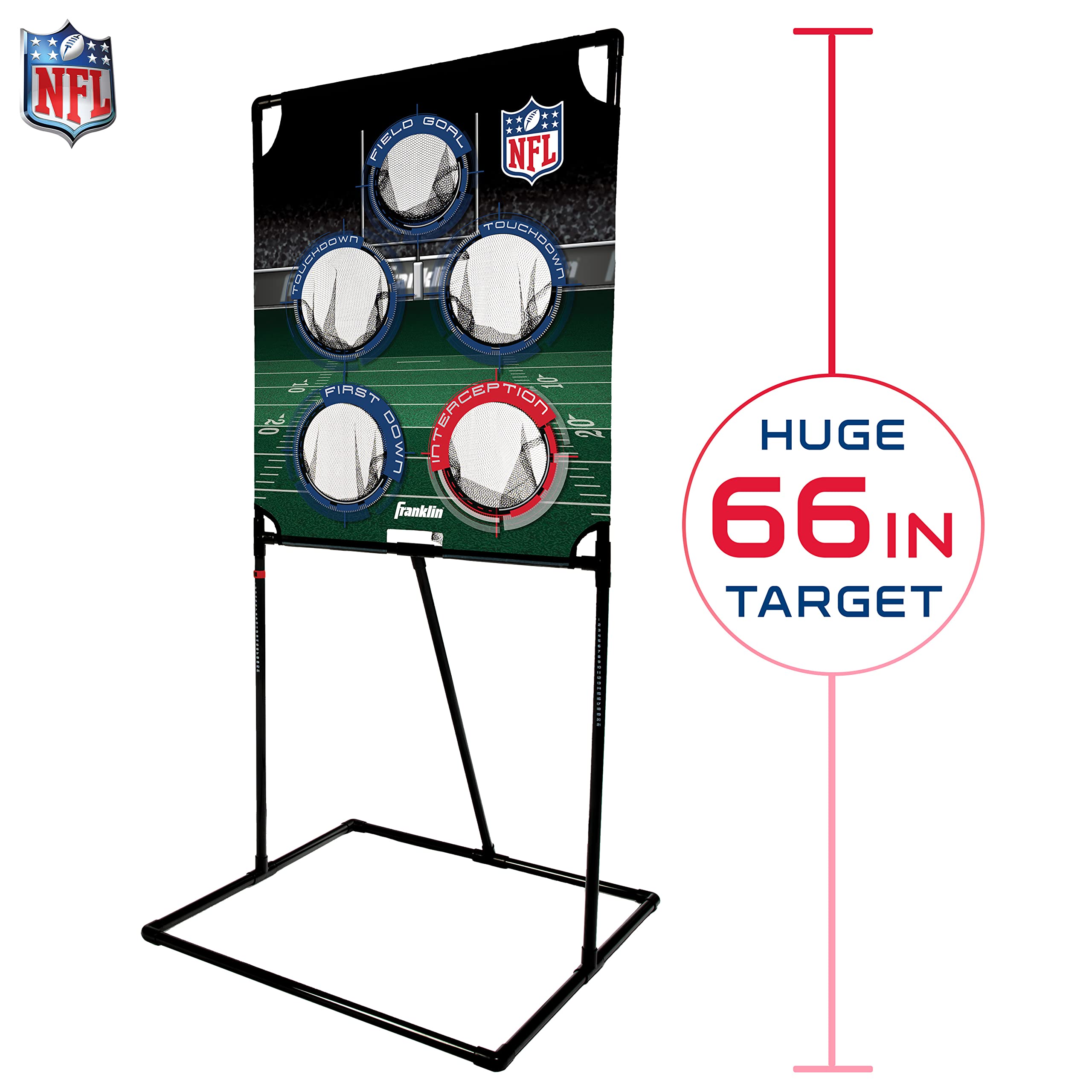 Franklin Sports Football & Baseball Target Toss Game Set for Kids - Indoor & Outdoor Throwing Activity with Mini Balls & Targets - Perfect for Backyard Play, Birthday Parties & Family Game Nights