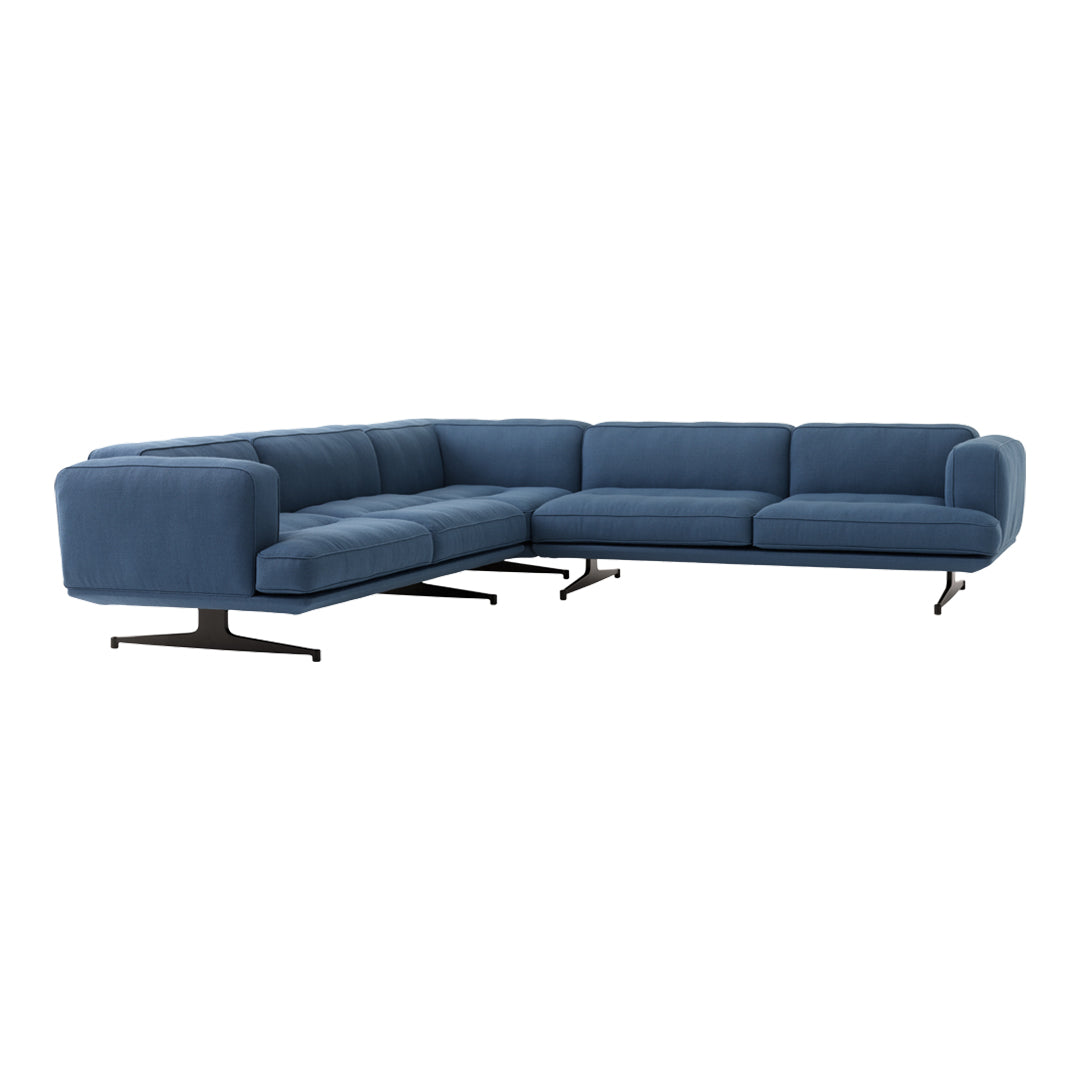 Comfortable Inland AV41 Corner Sofa - Modern L-Shaped Sectional Couch for Living Room, Family Room, or Home Theater