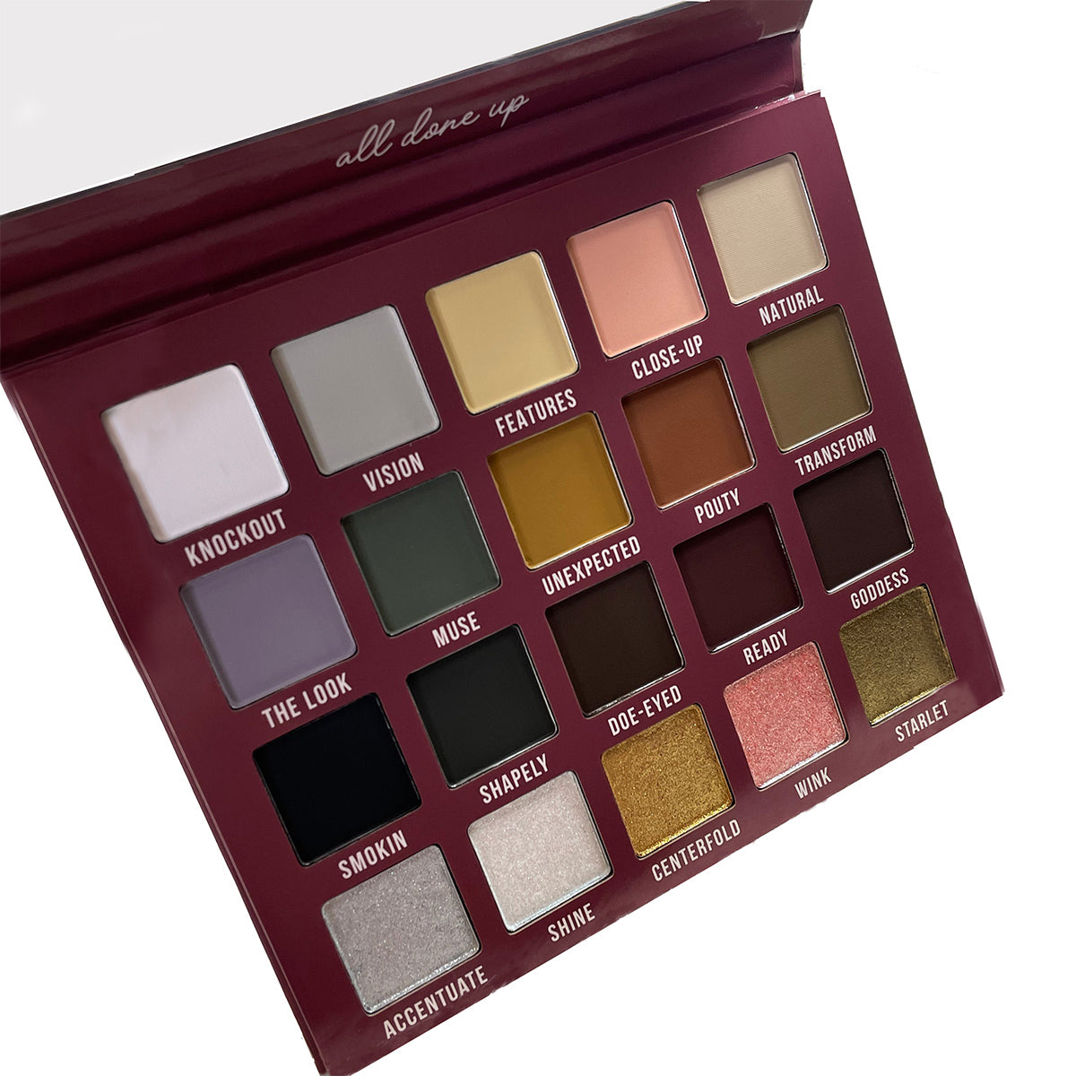 Blend Bunny Cosmetics All Done Up Eyeshadow Palette - 18 Highly Pigmented Matte & Shimmer Shades for Professional Makeup | Perfect for Day to Night Looks, Bridal & Special Occasion Makeup