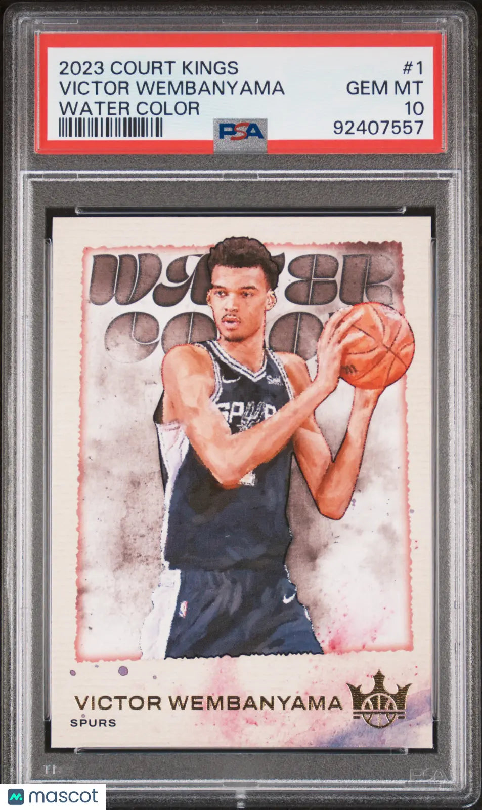 2023 Panini Court Kings Victor Wembanyama Rookie Card PSA 10 Gem Mint - Basketball Trading Card for Collectors & Investors, Perfect for Display Cases & Sports Memorabilia Collections