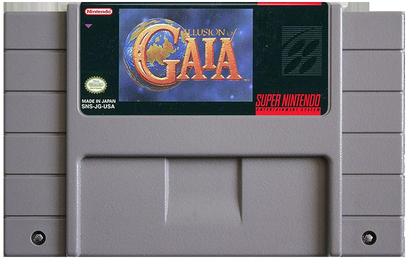 Illusion of Gaia - Classic SNES RPG Adventure Game | Retro Gaming for Nintendo Enthusiasts | Perfect for Nostalgic Gamers and Collectors