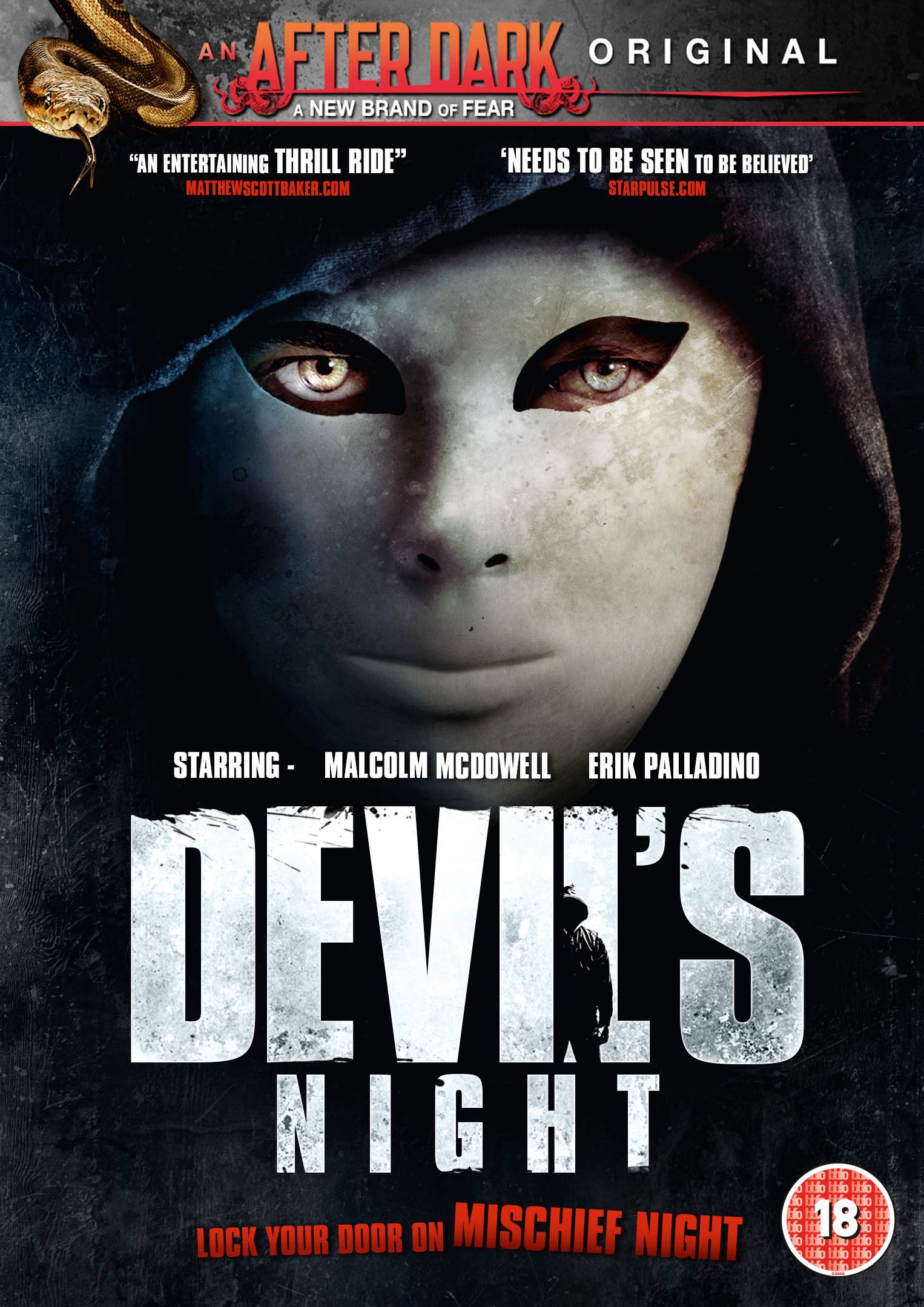 Devil's Night Horror Movie [DVD] - Thrilling Scary Film for Halloween Parties & Movie Nights