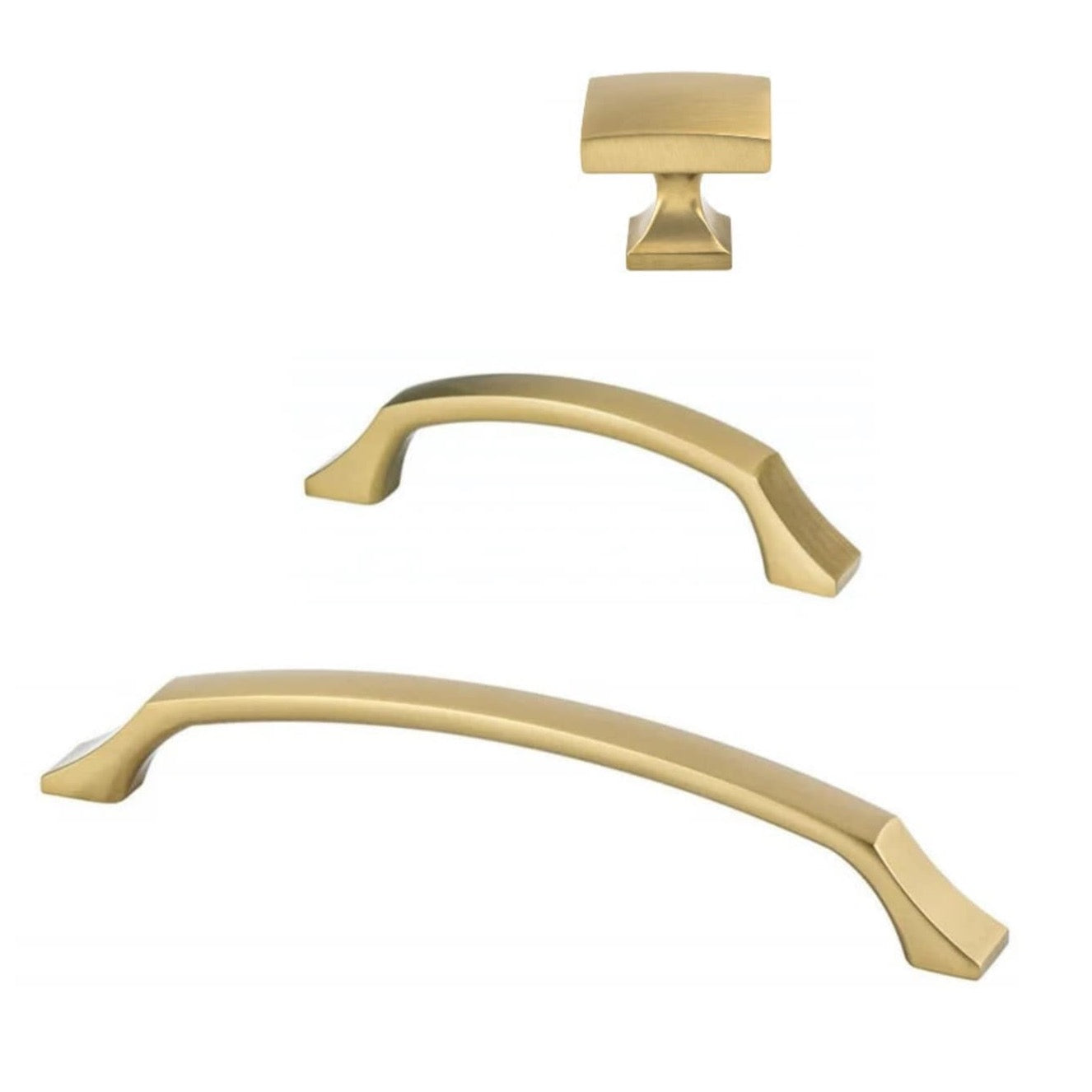 Kelly No.3 Champagne Bronze Cabinet Knobs and Drawer Pulls - Elegant Hardware for Kitchen, Bathroom & Furniture Upgrade
