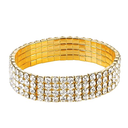 4 Row Gold Bracelet