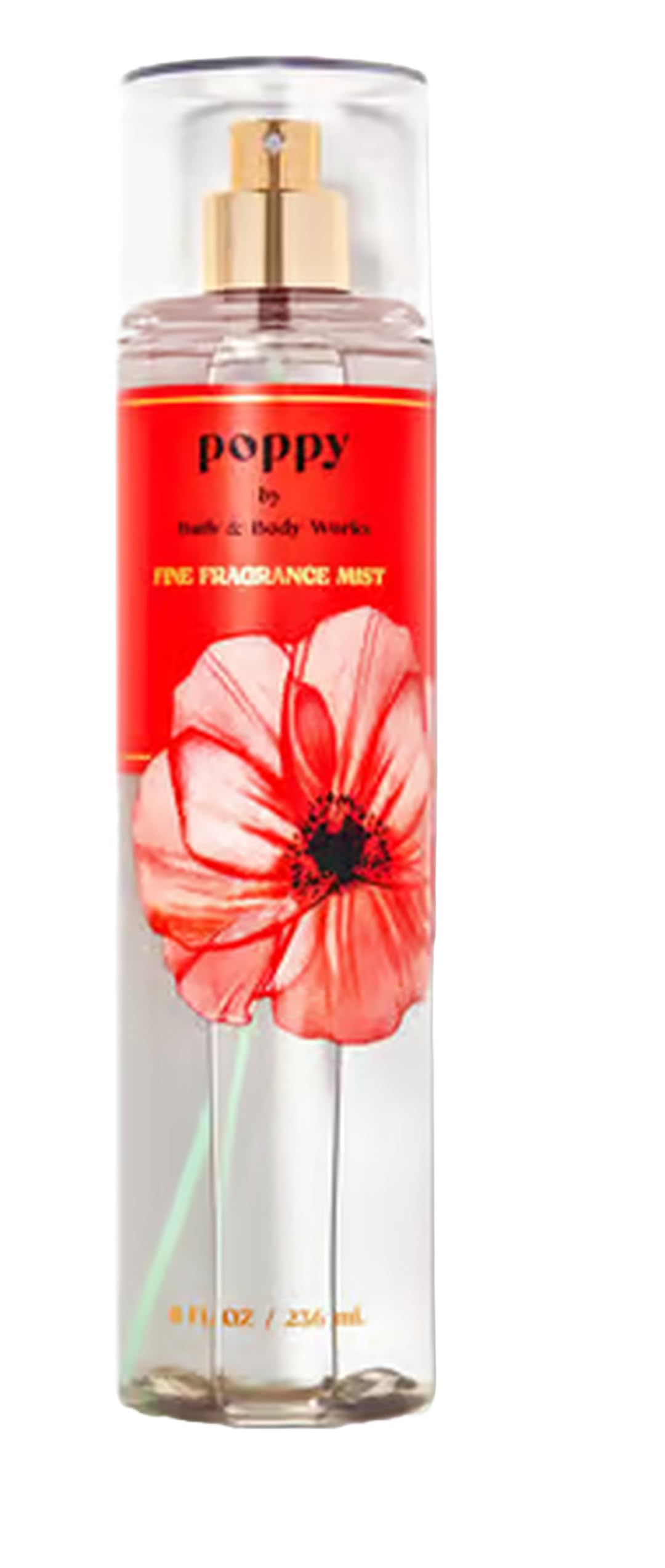 Bath & Body Works Poppy Fine Fragrance Body Mist - 8 Fl Oz Floral Perfume Spray for Women | Fresh & Long-Lasting Scent for Daily Wear, Work, Date Night & Special Occasions