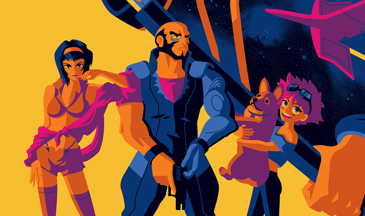Cowboy Bebop Anime Poster - Limited Edition Wall Art Decor for Bedroom, Living Room & Office | Sci-Fi Space Western Gift for Fans